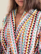 Pom Pom Bathrobe by Kalkedon Towels