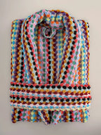 Pom Pom Bathrobe by Kalkedon Towels
