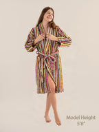 Pom Pom Bathrobe Bath Robe La Vie Bien Pom Pom Bathrobe
