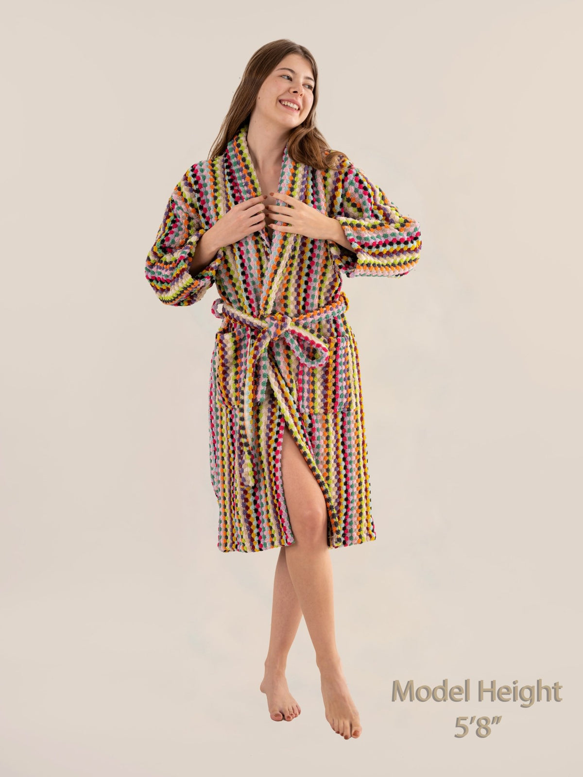 Pom Pom Bathrobe Bath Robe La Vie Bien Pom Pom Bathrobe