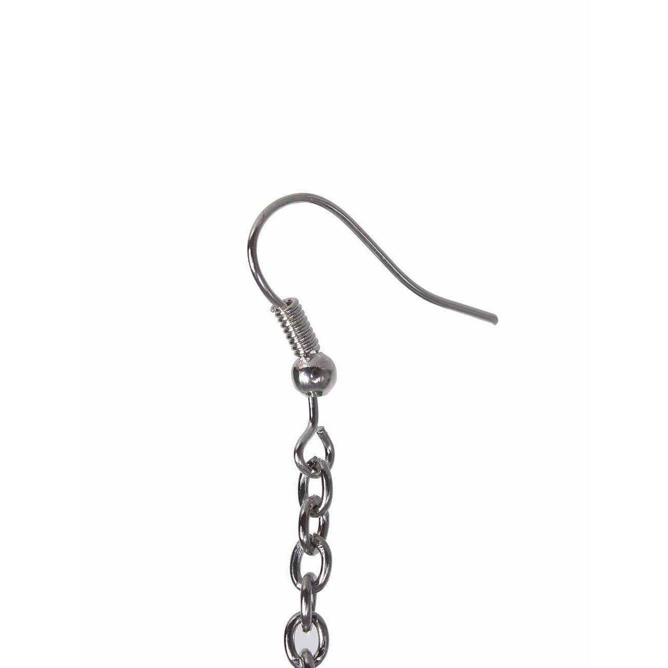 Pom Pom Chain Earrings - Thailand Jewelry La Vie Bien Pom Pom Chain Earrings - Thailand