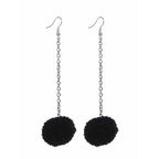 Pom Pom Chain Earrings - Thailand Jewelry La Vie Bien Pom Pom Chain Earrings - Thailand