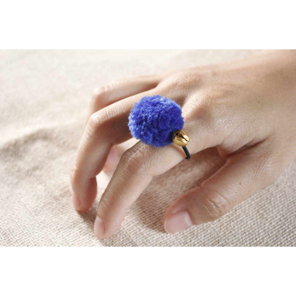 Pom Pom Elastic Ring - Thailand Jewelry La Vie Bien Pom Pom Elastic Ring - Thailand