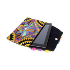 Pom Pom Embroidered Tribal Clutch | iPad Bag - Thailand Bags La Vie Bien Pom Pom Embroidered Tribal Clutch | iPad Bag - Thailand