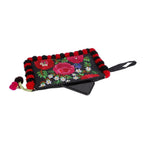 Pom Pom Flower Wristlet - Thailand Bags La Vie Bien Pom Pom Flower Wristlet - Thailand
