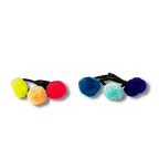 Pom Pom Hair Tie - 6 Pack Assorted - Thailand Accessories La Vie Bien Pom Pom Hair Tie - 6 Pack Assorted - Thailand