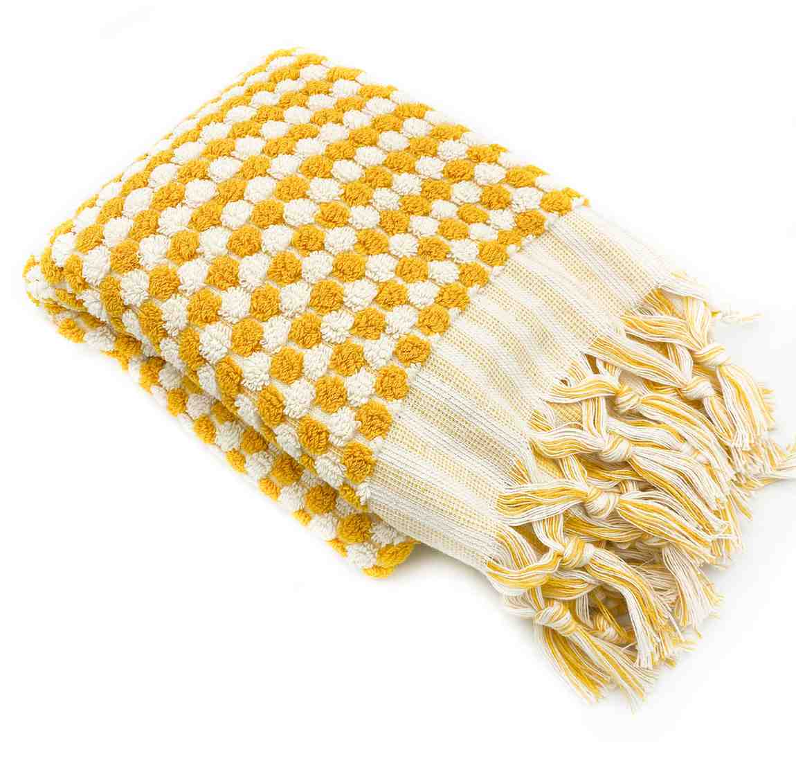 Pom Pom Hand Towel by Kalkedon Towels