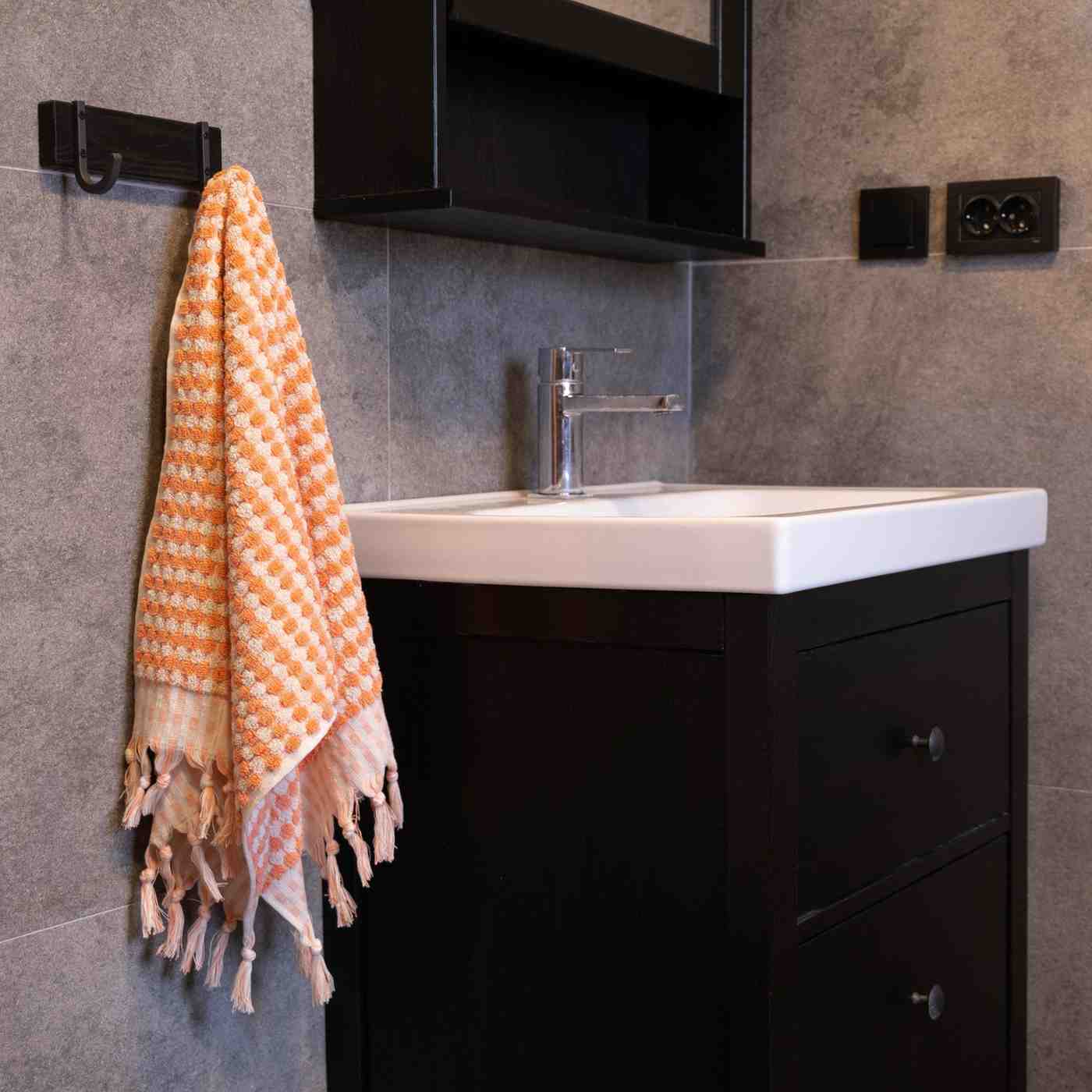 Pom Pom Hand Towel by Kalkedon Towels