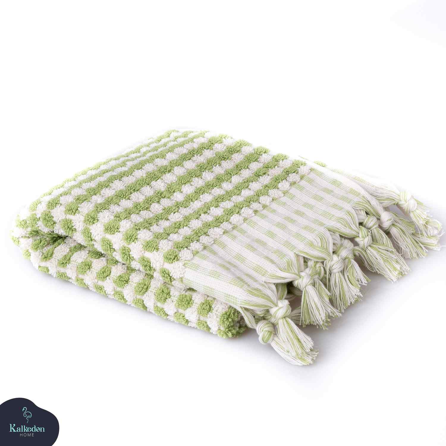 Pom Pom Hand Towel by Kalkedon Towels