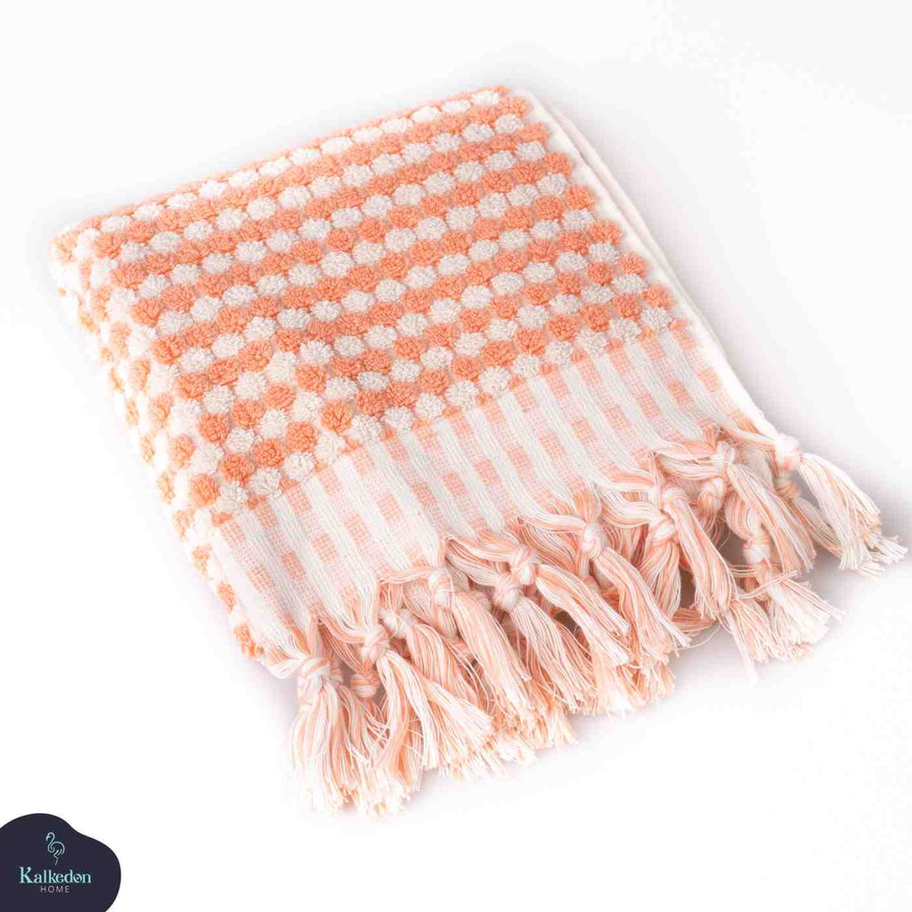 Pom Pom Hand Towel by Kalkedon Towels