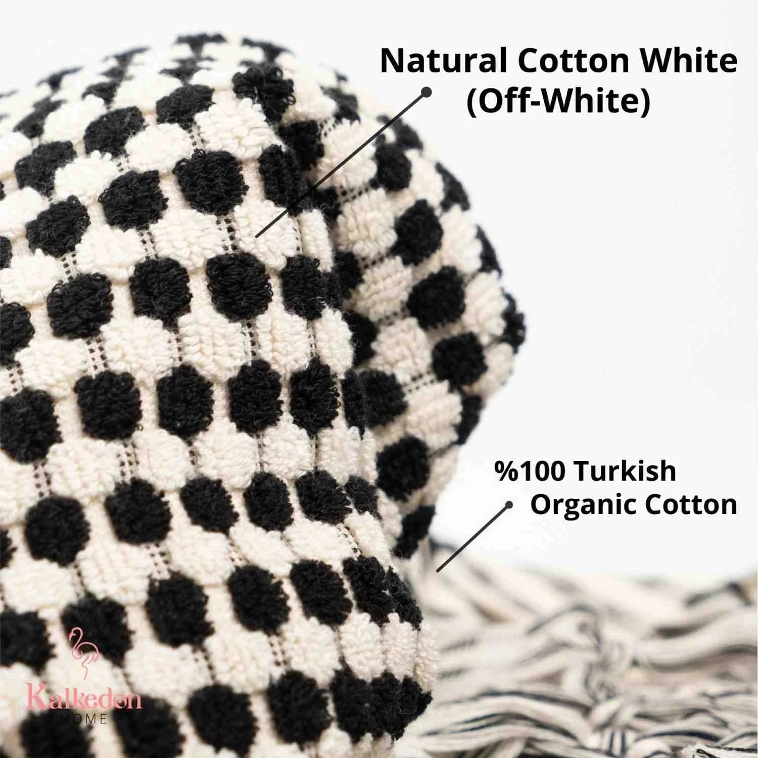 Pom Pom Hand Towel by Kalkedon Towels