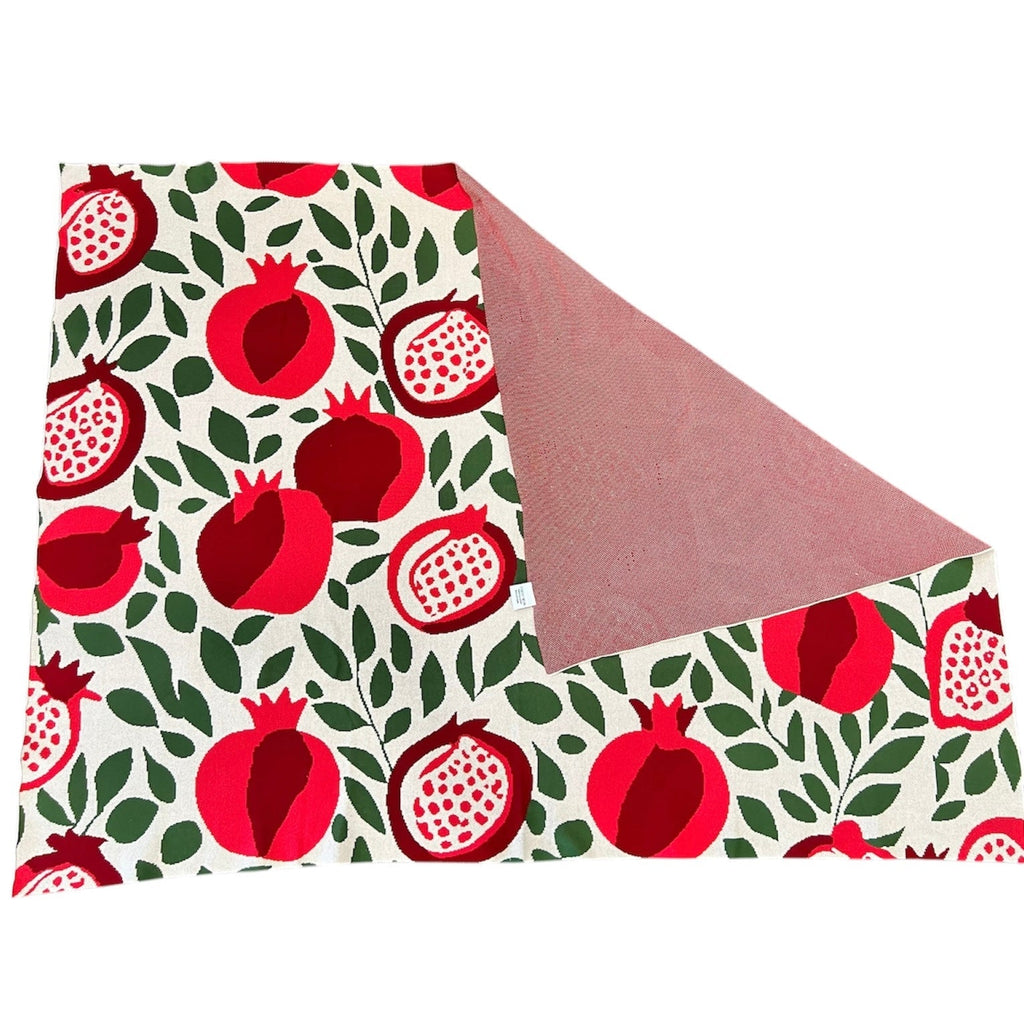 Pomegranate Bliss Blanket Throw Blanket La Vie Bien Pomegranate Bliss Blanket