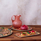 Pomegranate Migration Birchwood Decorative Tray - Oval Kitchen & Dining La Vie Bien Pomegranate Migration Birchwood Decorative Tray - Oval