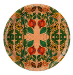Pomegranate Migration Birchwood Decorative Tray - Round - Large Kitchen & Dining La Vie Bien Pomegranate Migration Birchwood Decorative Tray - Round - Large