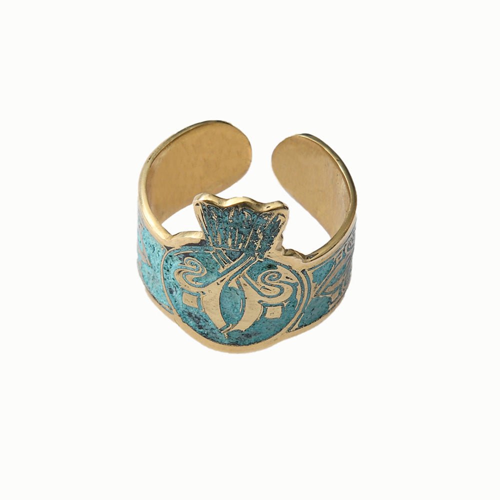 Pomegranate Patterns Ring Piafchik La Vie Bien Pomegranate Patterns Ring