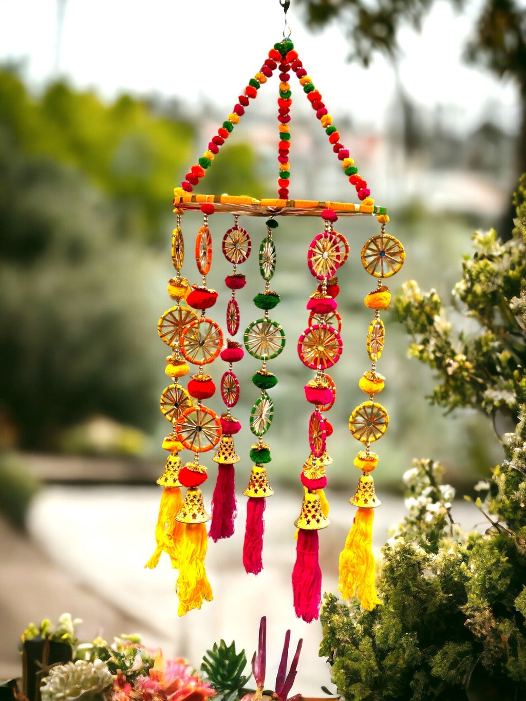 PomPom, Ring, Bell & Mirror Jhoomar Festive Decor La Vie Bien PomPom, Ring, Bell & Mirror Jhoomar