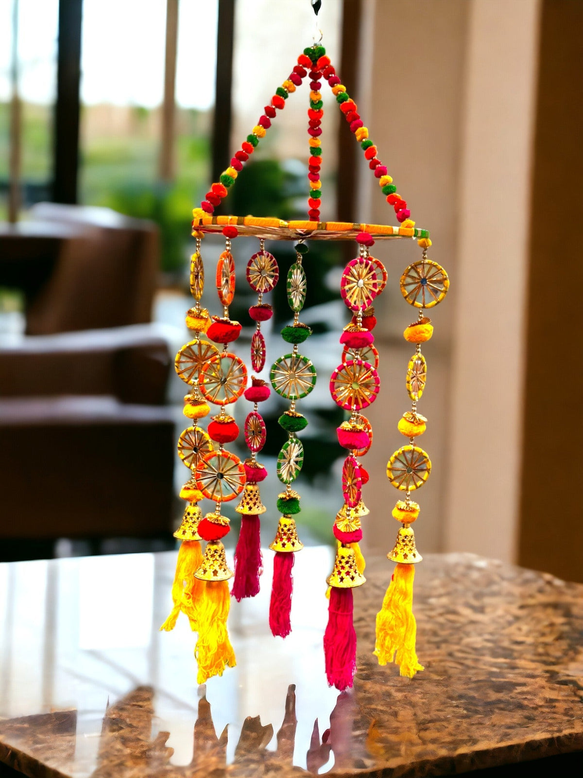 PomPom, Ring, Bell & Mirror Jhoomar Festive Decor La Vie Bien PomPom, Ring, Bell & Mirror Jhoomar