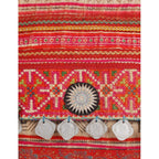 PomPoms, Bells & Coins Vintage Envelope Clutch - Thailand Bags La Vie Bien PomPoms, Bells & Coins Vintage Envelope Clutch - Thailand