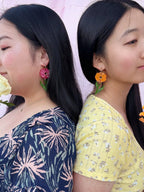 Poppy Bloom Earrings Earrings La Vie Bien Poppy Bloom Earrings
