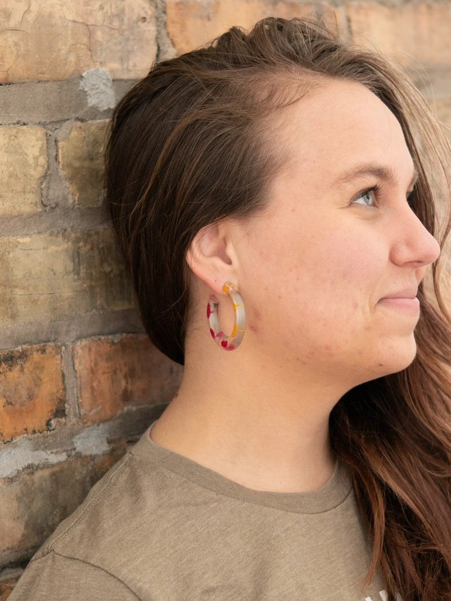 Popsicle Resin Hoops by Fair Anita