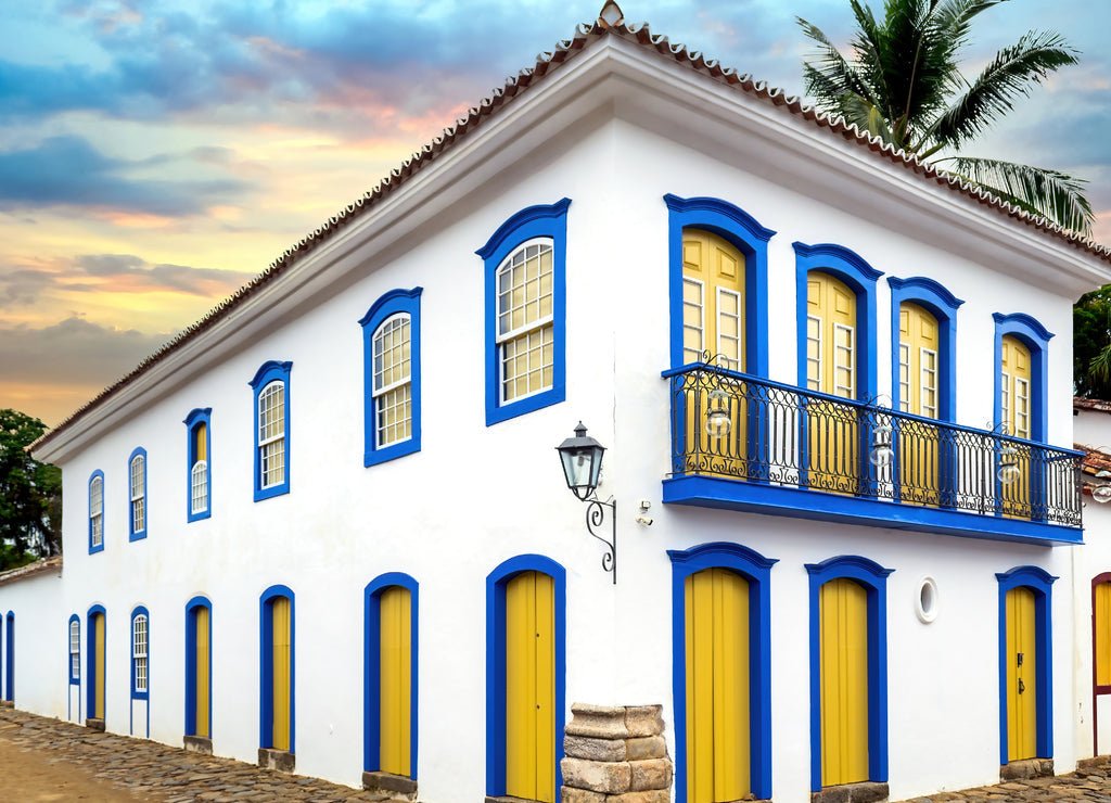 Portuguese Style Colonial Architecture in Paraty, Rio de Janeiro State, Brazil 1000pc Puzzle La Vie Bien Portuguese Style Colonial Architecture in Paraty, Rio de Janeiro State, Brazil 1000pc Puzzle