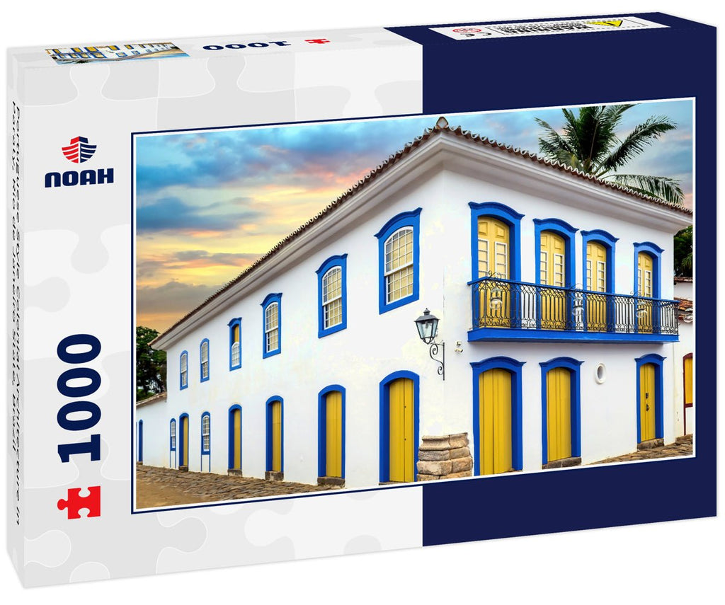 Portuguese Style Colonial Architecture in Paraty, Rio de Janeiro State, Brazil 1000pc Puzzle La Vie Bien Portuguese Style Colonial Architecture in Paraty, Rio de Janeiro State, Brazil 1000pc Puzzle