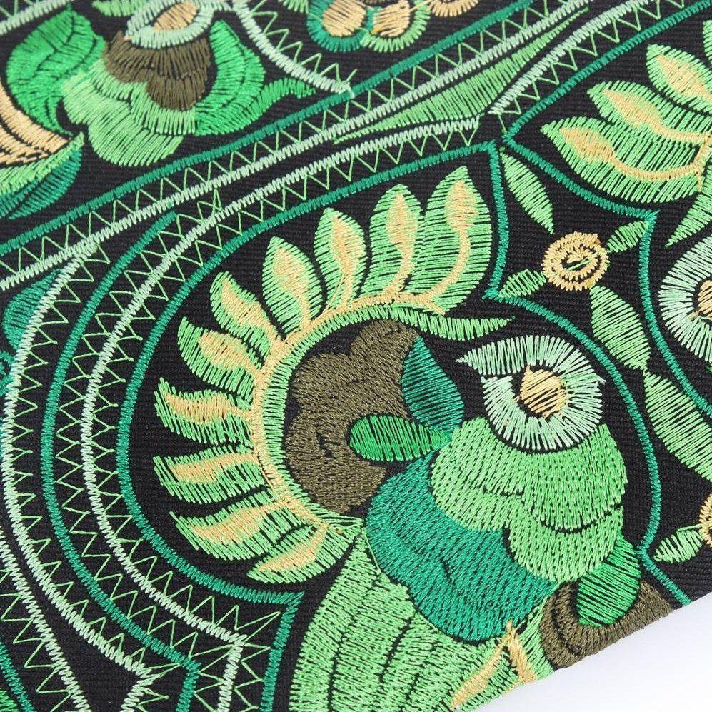 Prani Embroidered Hmong Wristlet - Thailand Bags La Vie Bien Prani Embroidered Hmong Wristlet - Thailand