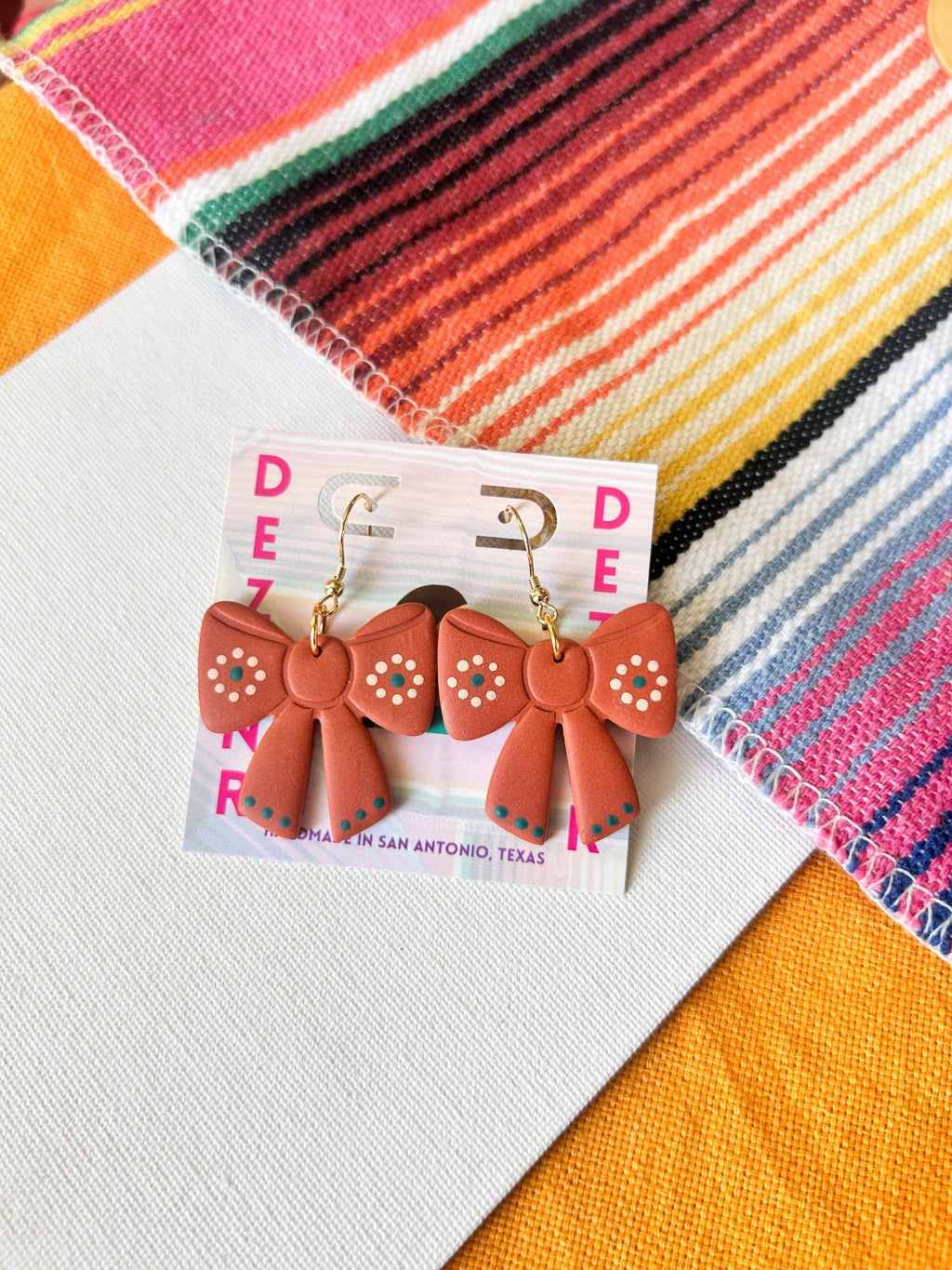 Pre Order: Barro Bows Earrings La Vie Bien Pre Order: Barro Bows