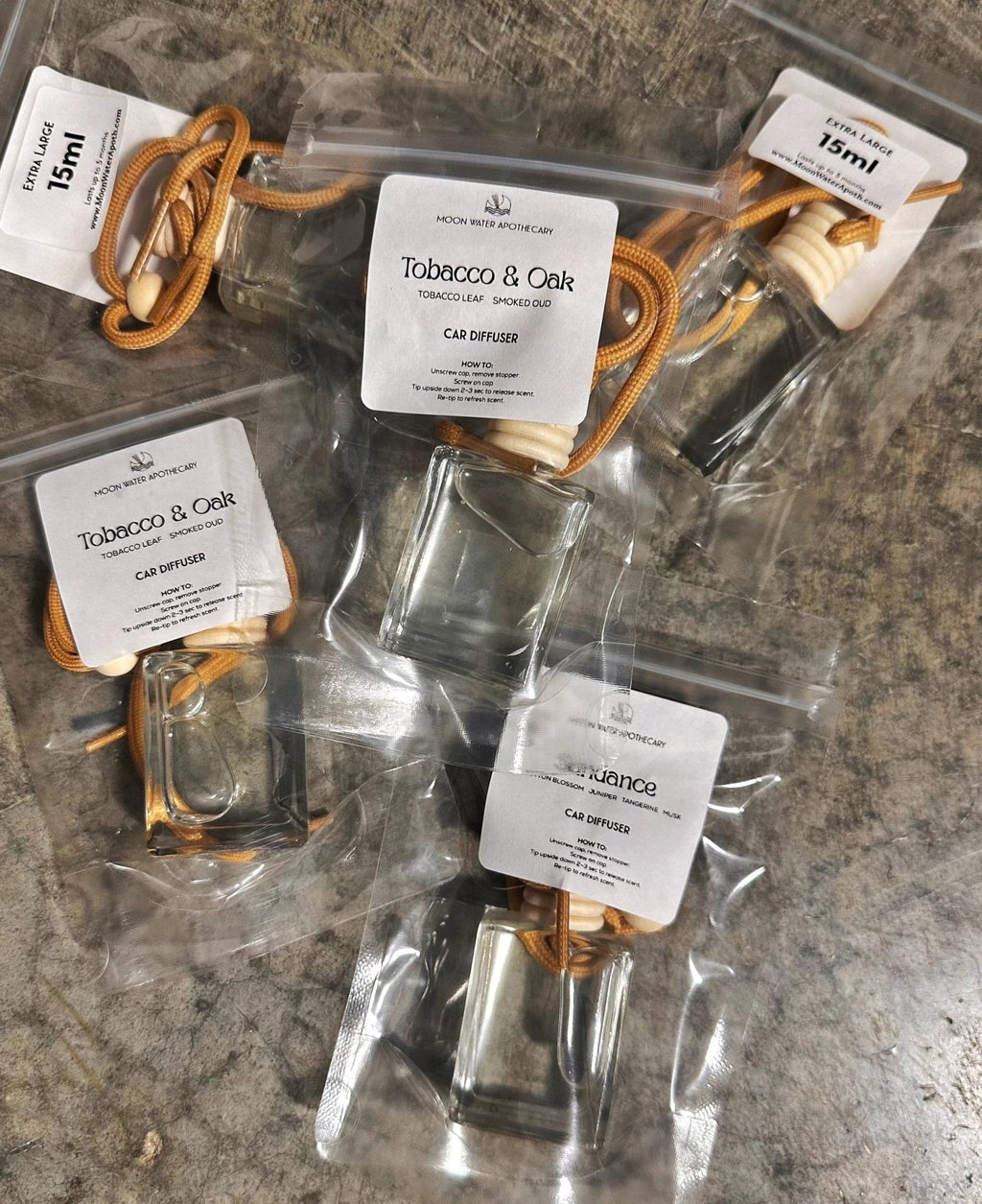 (pre-order! Will Ship Feb 10th) Car Diffusers ---- X-Large, 15ml -- by Moon Water Apothecary! by Moon Water Apothecary