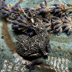 Precious Marcasite Cat Necklace in Sterling Silver Pendant La Vie Bien Precious Marcasite Cat Necklace in Sterling Silver