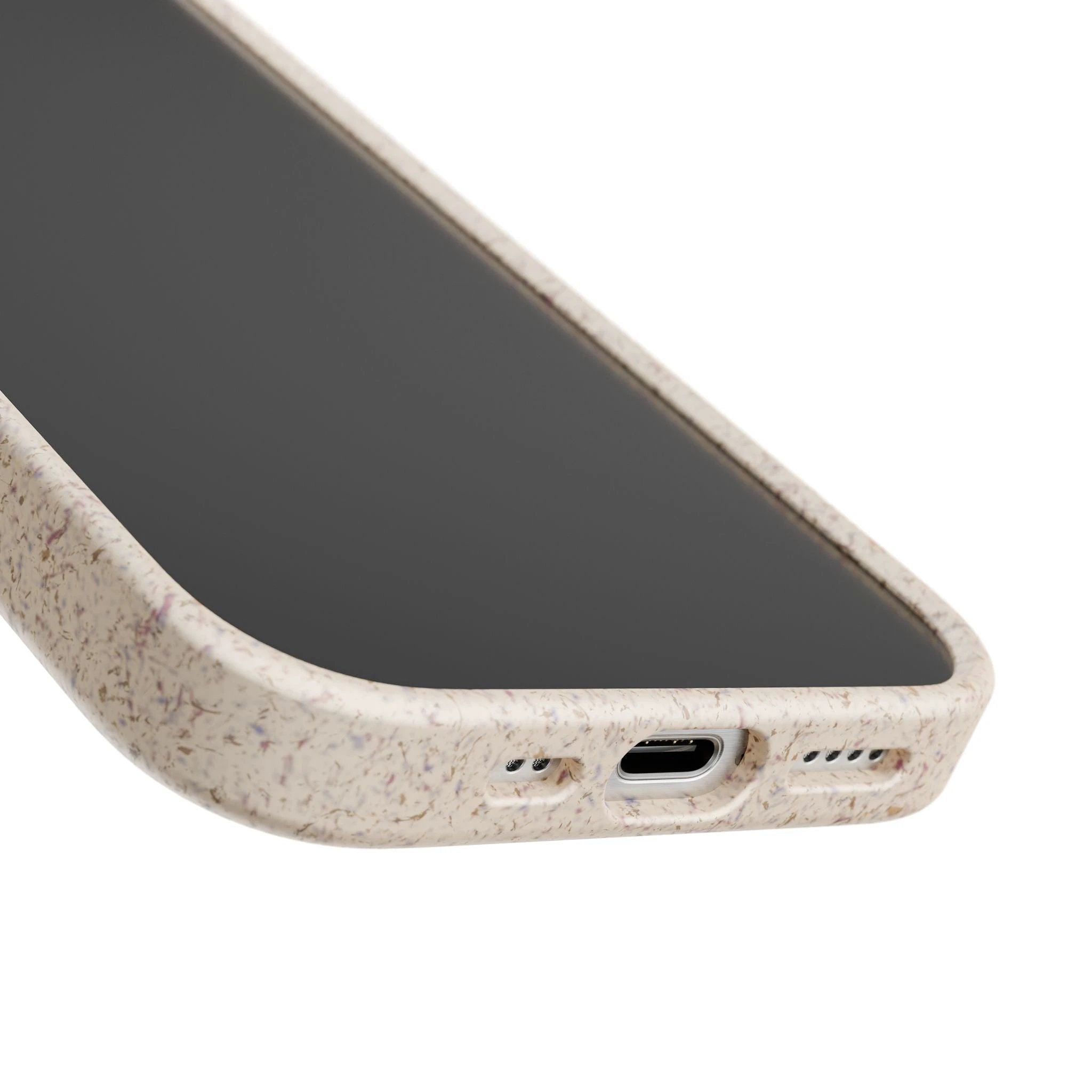 Present AF eco friendly meditation phone case, biodegradable iPhone Samsung cell cover by Printify