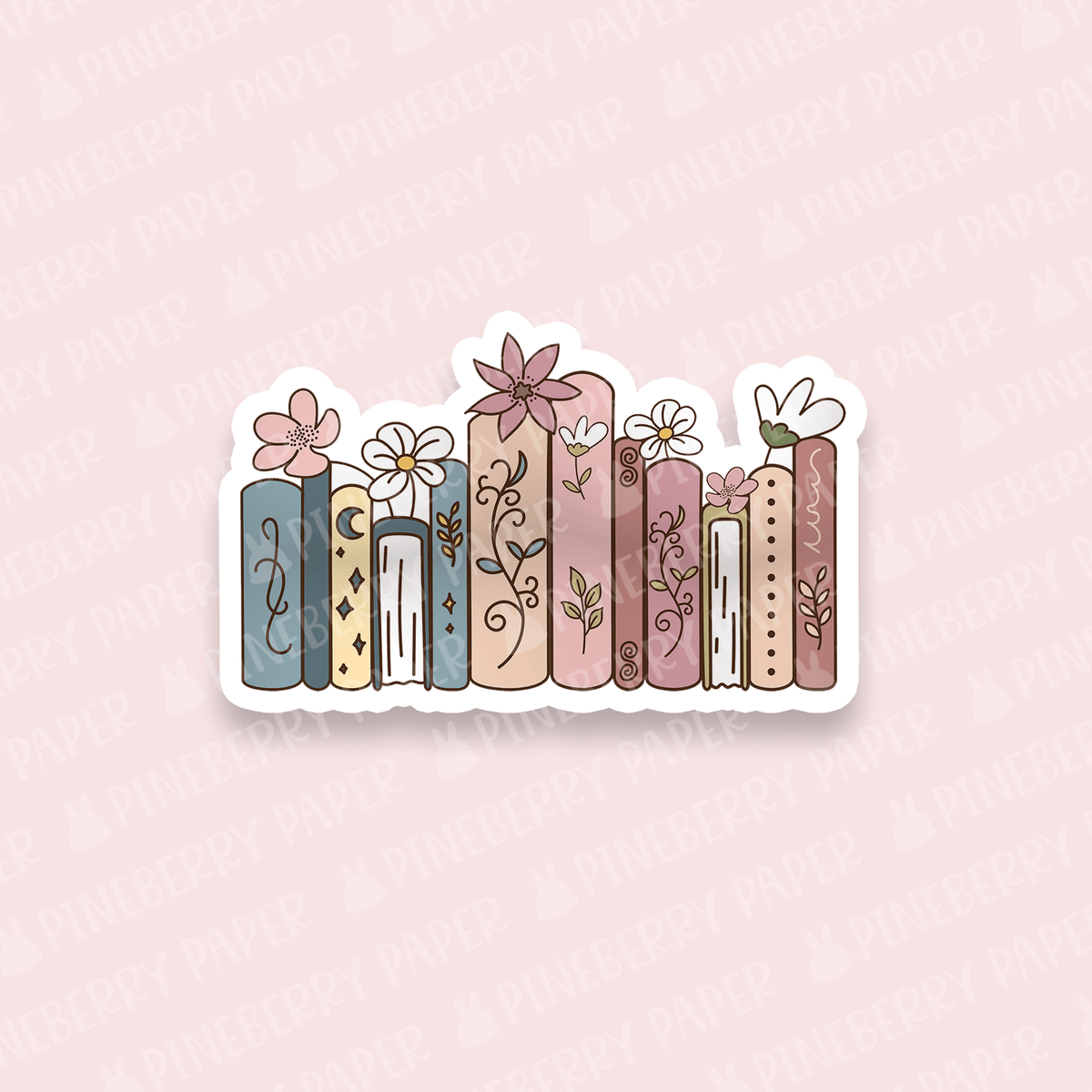 Pretty Books Vinyl Sticker La Vie Bien Pretty Books Vinyl Sticker
