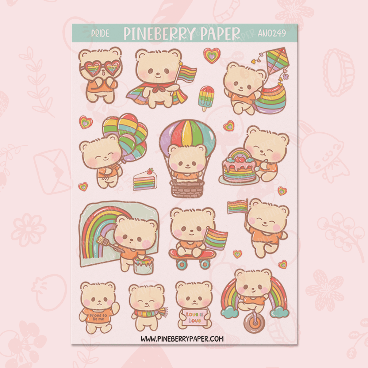 Pride Bears | AN0249 La Vie Bien Pride Bears | AN0249