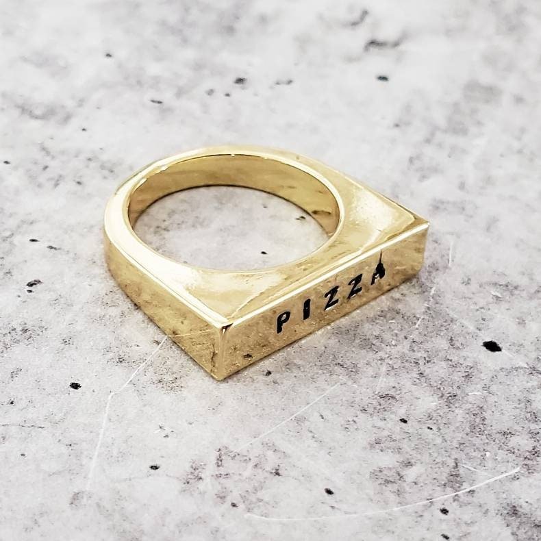 PRIDE LGBTQIA+ Flat Top Ring Finger Rings La Vie Bien PRIDE LGBTQIA+ Flat Top Ring