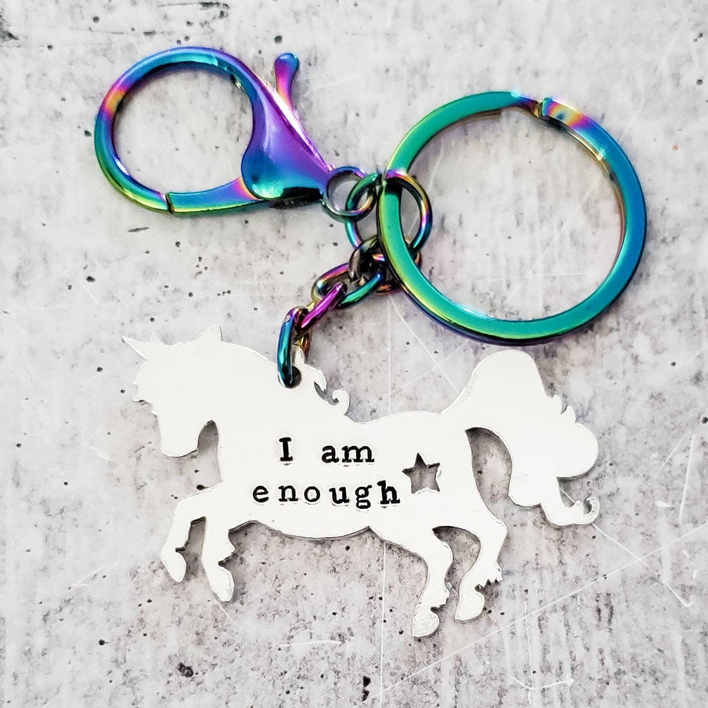 PRIDE Unicorn Keychain Key Chains La Vie Bien PRIDE Unicorn Keychain