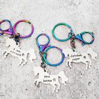 PRIDE Unicorn Keychain Key Chains La Vie Bien PRIDE Unicorn Keychain
