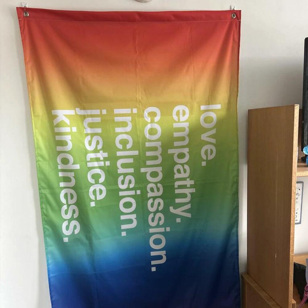 'Kindness Is' Pride Flag by Kind Cotton