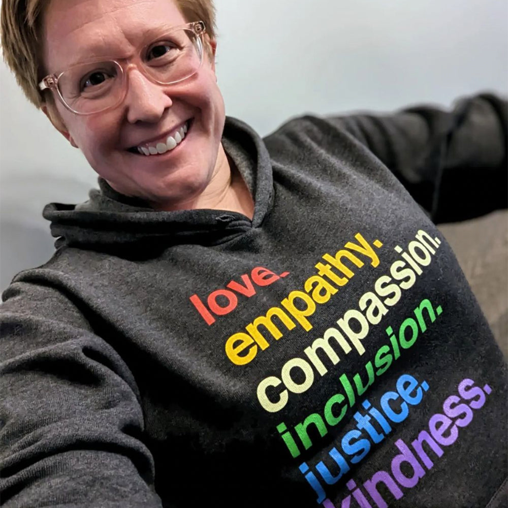 'Kindness Is' Pride Pullover Fleece