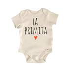 Primita Spanish Cousin Newborn Baby Onesie® Bodysuit Baby Bodysuit La Vie Bien Primita Spanish Cousin Newborn Baby Onesie® Bodysuit