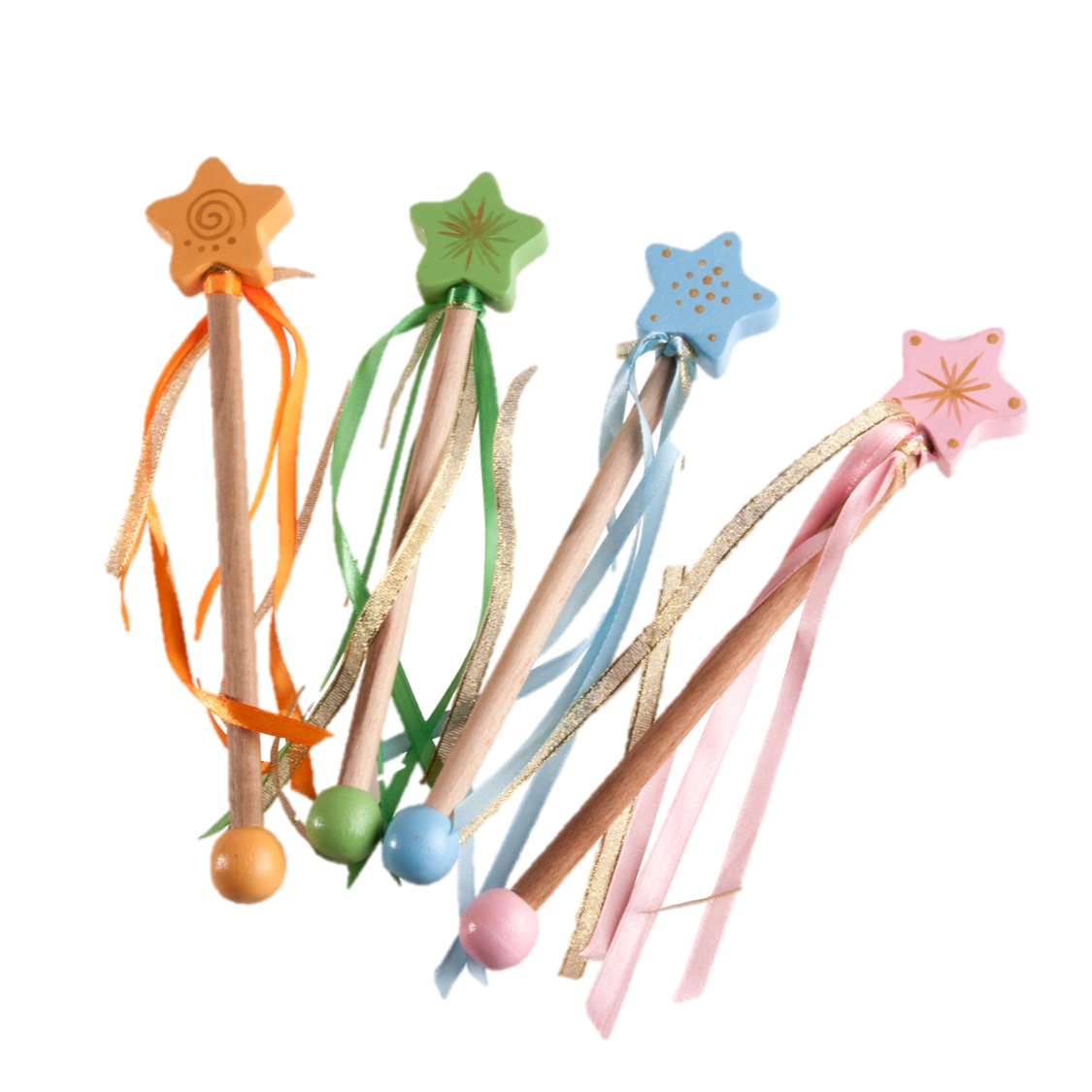 Magic Princess Wand for kids, Painted Star Wand
