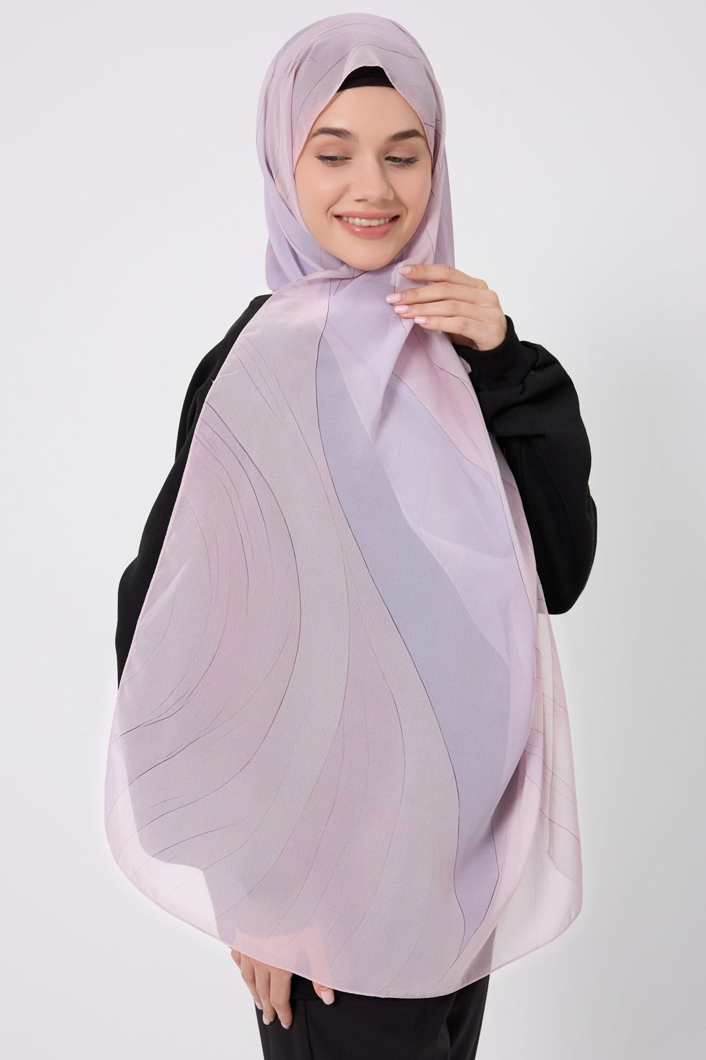 Printed Chiffon Hijab - Inner Flow La Vie Bien Printed Chiffon Hijab - Inner Flow