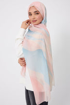 Printed Chiffon Hijab - Inner Flow La Vie Bien Printed Chiffon Hijab - Inner Flow