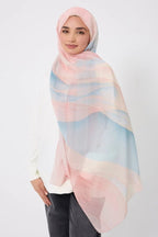 Printed Chiffon Hijab - Inner Flow La Vie Bien Printed Chiffon Hijab - Inner Flow