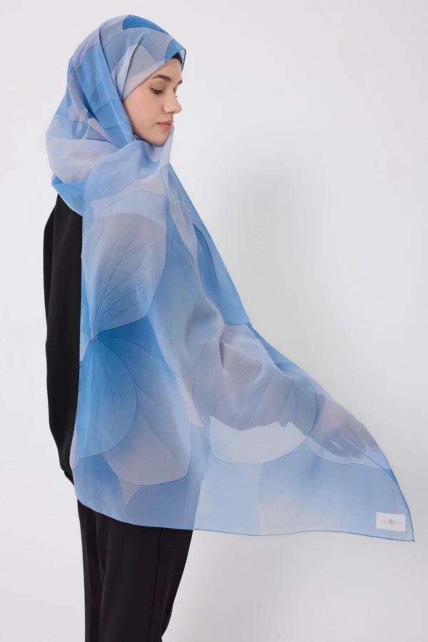 Printed Chiffon Hijab - Serene Touch La Vie Bien Printed Chiffon Hijab - Serene Touch