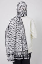 Kuffiyeh Printed Chiffon Hijab
