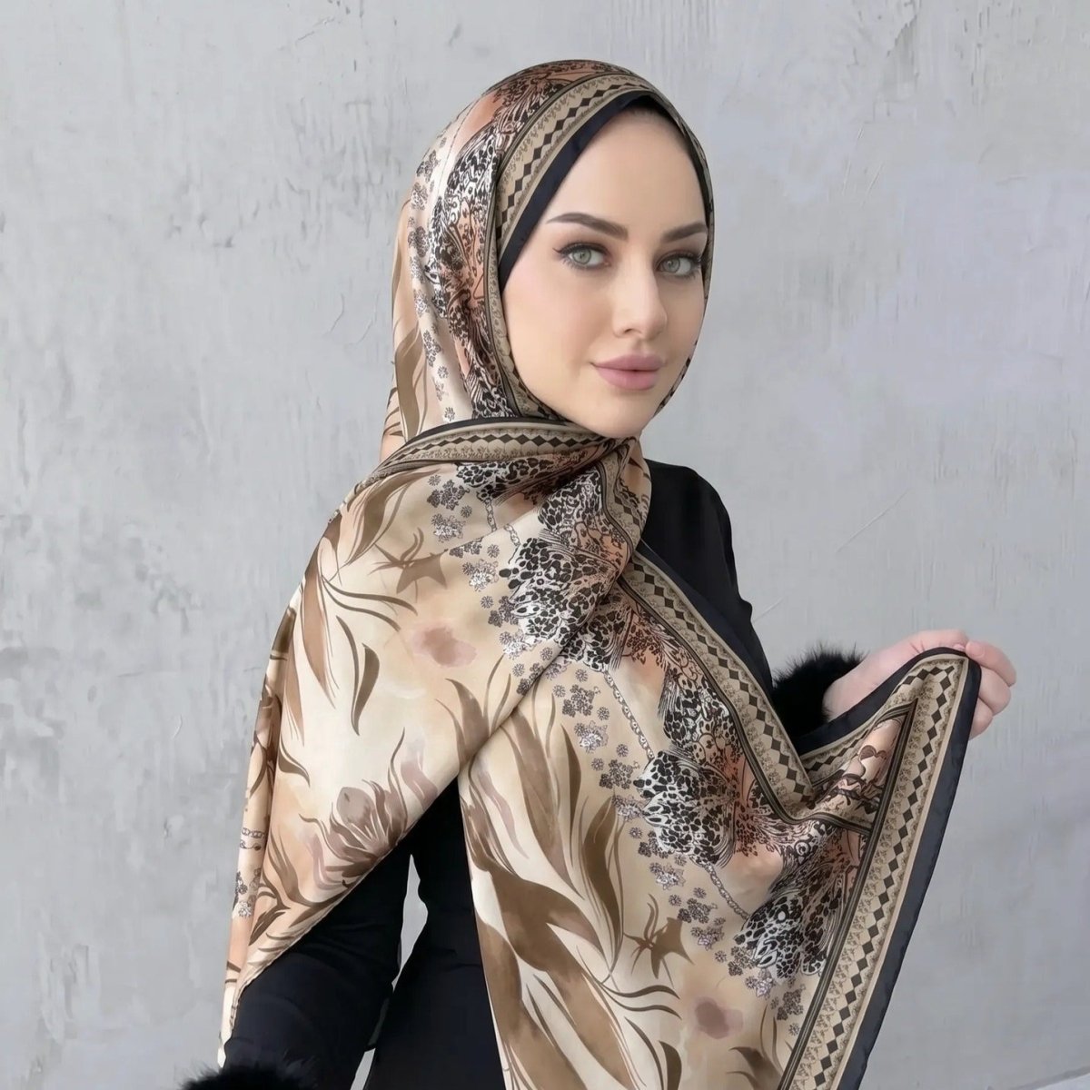 Printed Hijab Scarf(MH239) La Vie Bien Printed Hijab Scarf(MH239)