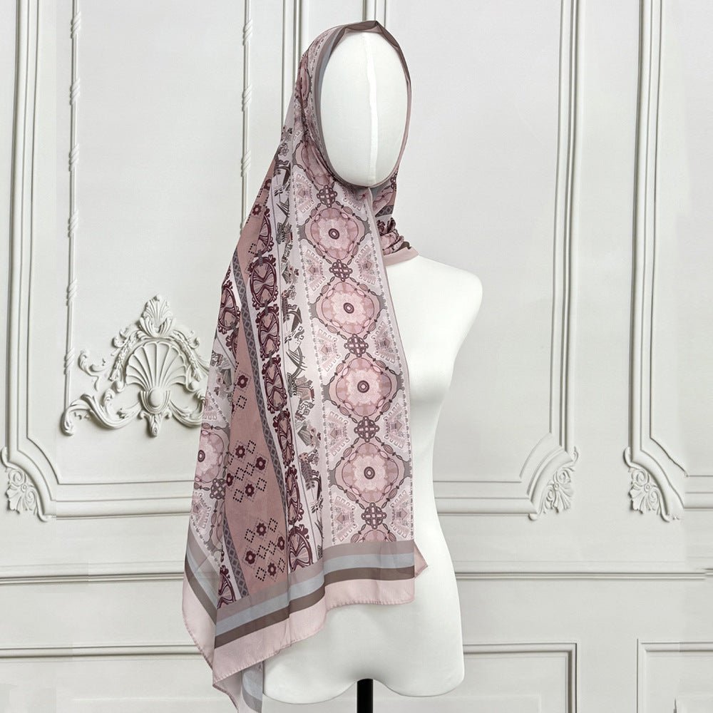 Printed Hijab Scarf(MH239) La Vie Bien Printed Hijab Scarf(MH239)