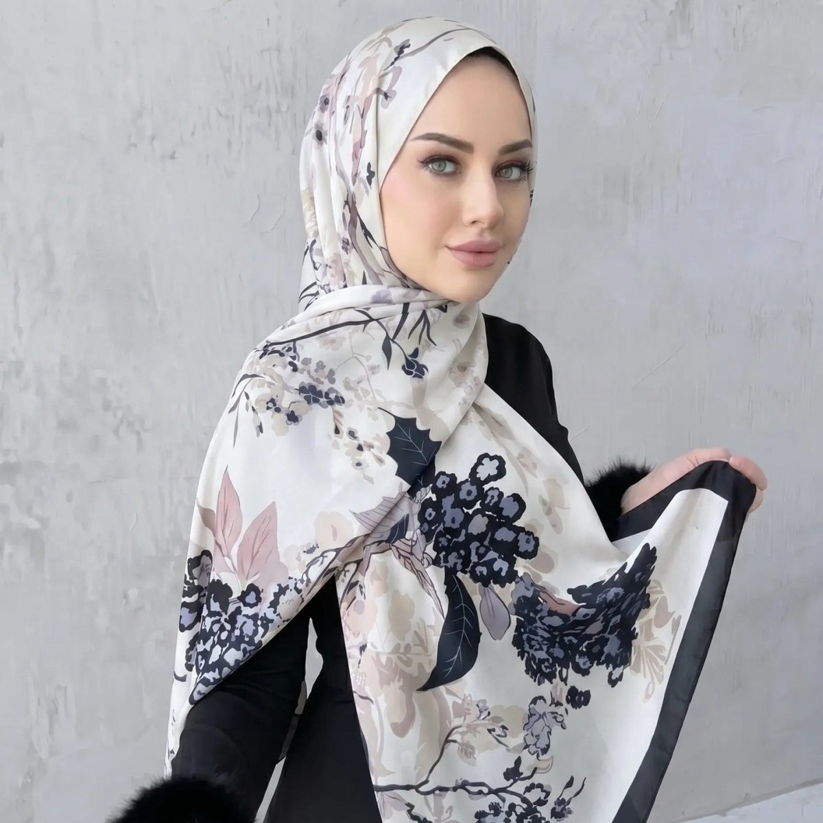 Printed Hijab Scarf(MH239) La Vie Bien Printed Hijab Scarf(MH239)