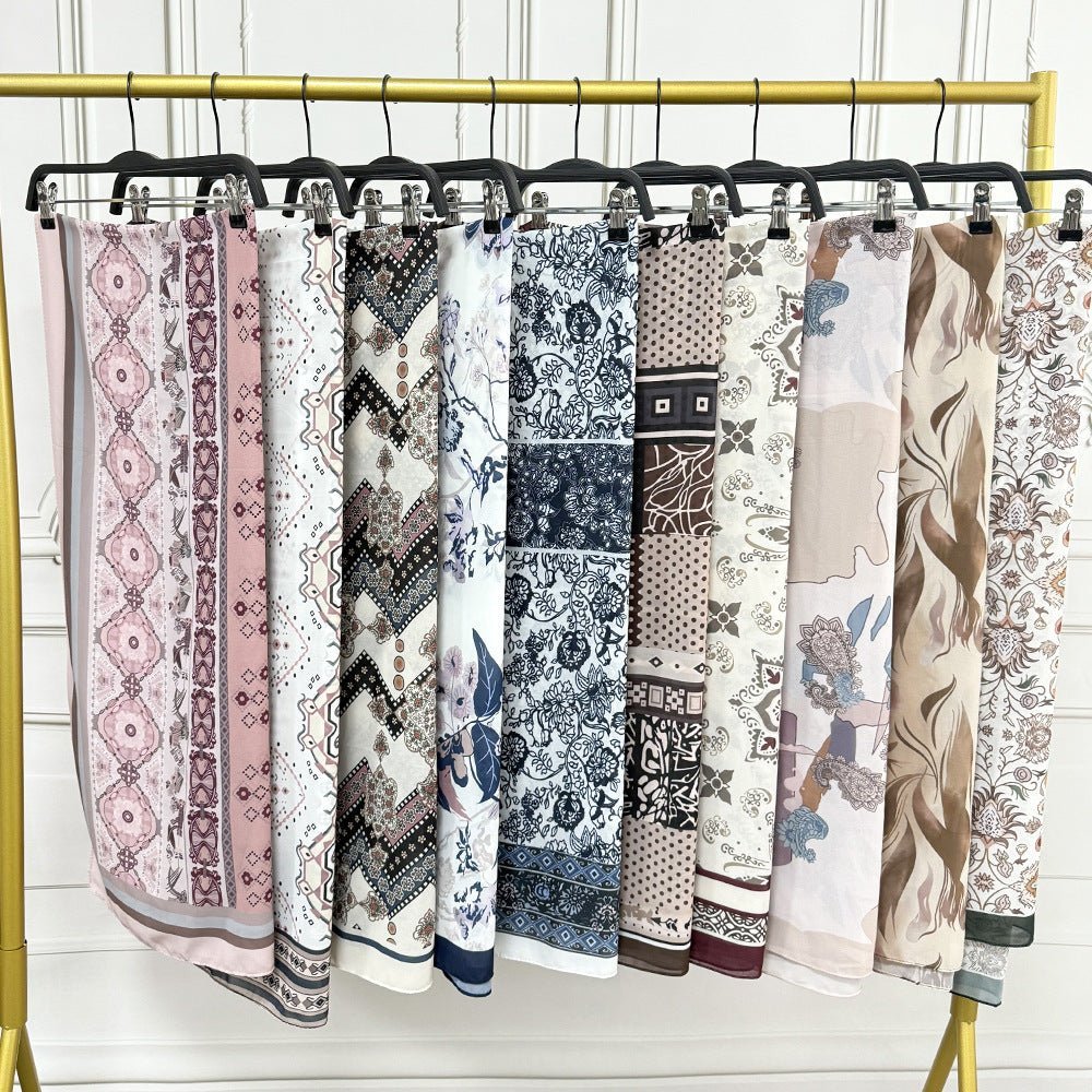 Printed Hijab Scarf(MH239) La Vie Bien Printed Hijab Scarf(MH239)