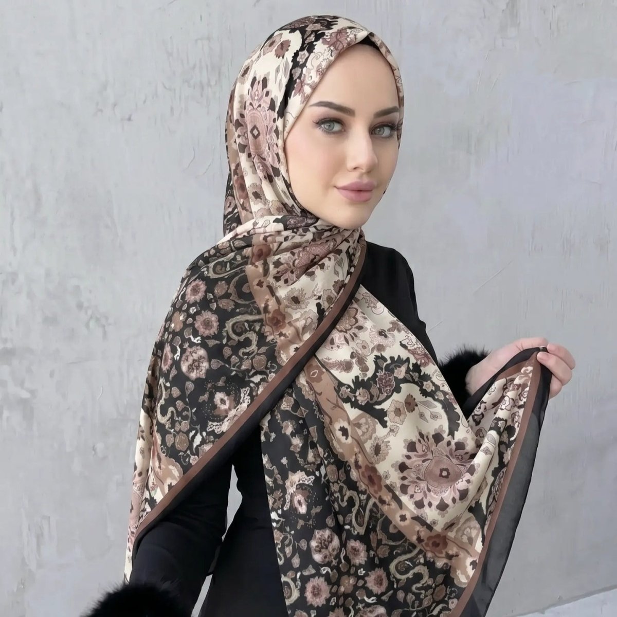 Printed Hijab Scarf(MH239) La Vie Bien Printed Hijab Scarf(MH239)